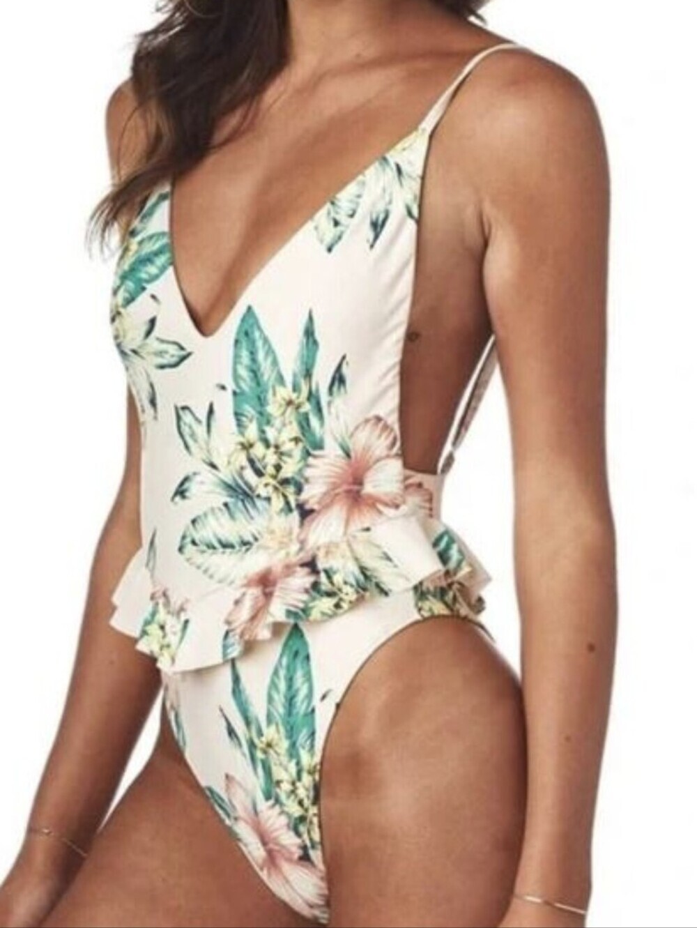 NEW Montce Cynthia One Piece Swimsuit in Tommi Floral NEW Size Large